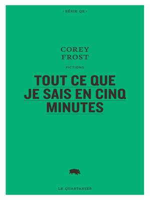 cover image of Tout ce que je sais en cinq minutes